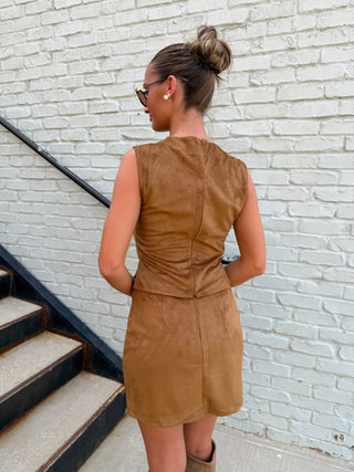 Zuri Suede Set Brown