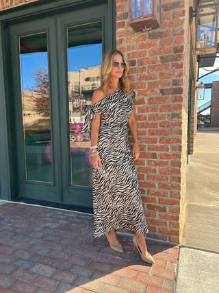 Sofie The Label | Remie Zebra Dress Black