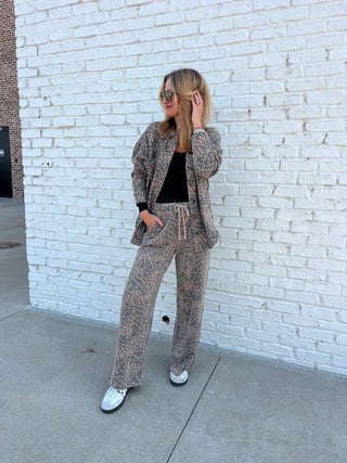 Z Supply | All Day Leopard Jacket Desert Tan