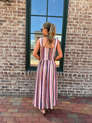 The Sunset Stroll Set Multi Stripe