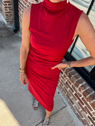 Steve Madden | Mo Dress Dark Red