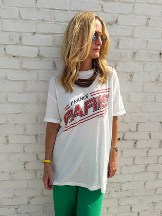 The Laundry Room | Paris Sportif Oversized Tee White