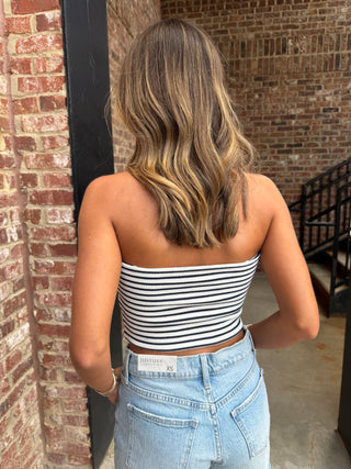 Z Supply | Caffari Stripe Tube Top Eclipse