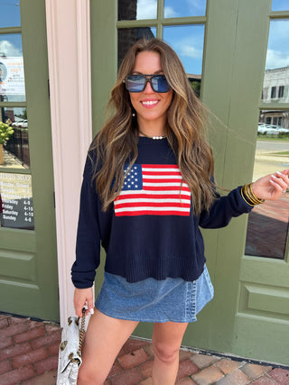 Z Supply | Sienna Patriot Sweater Eclipse