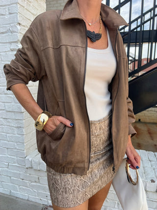 MIOU MUSE| Sally Suede Jacket