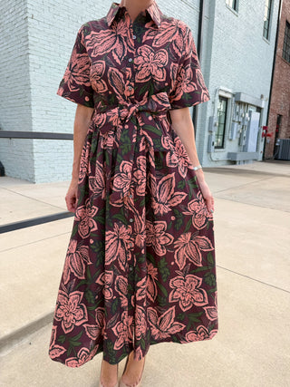 ENTRO | Haley Dress Burgundy