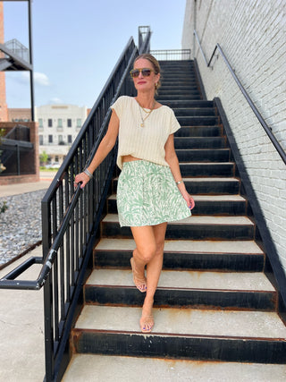 Sadie & Sage | Palm Whispers Skirt
