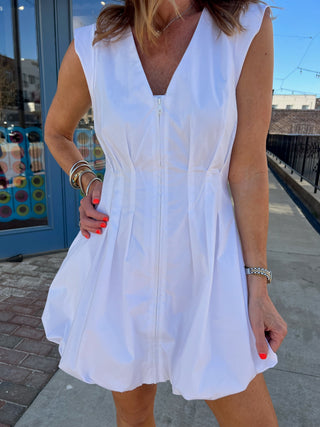 Steve Madden | Gale Bubble Dress White