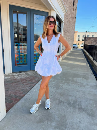 Steve Madden | Gale Bubble Dress White