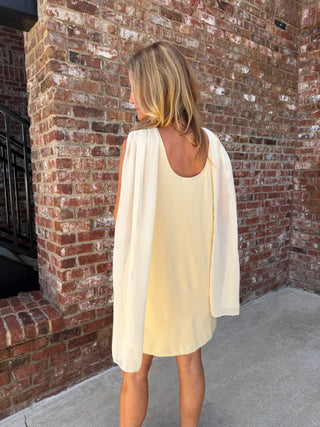 ENTRO | Nicoel Drape Dress Lemon