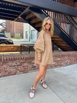 HEYSON | The Modern Ease Poplin Shirt Dress