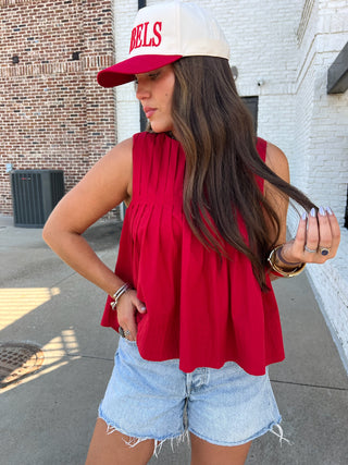 TCEC | The Clarissa Top Red