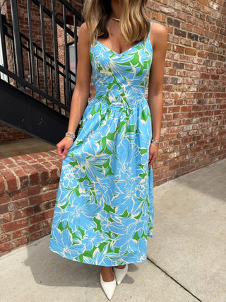 OLIVACEOUS | Leona Floral Dress