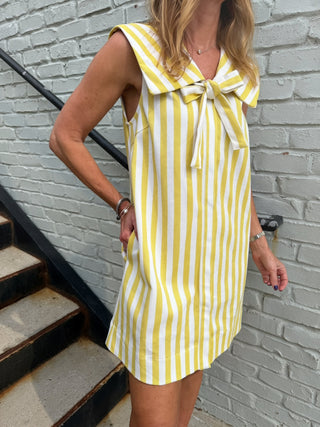 Lemon Squeeze Stripe Dress