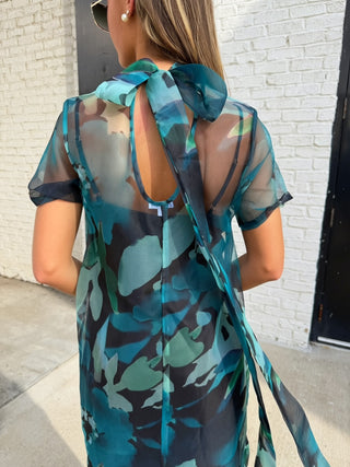 The Moonlit Garden Dress Green