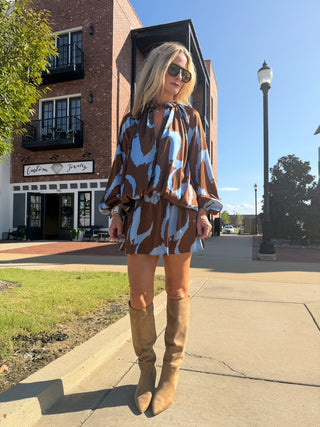 Leah Geo Dress