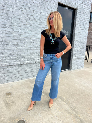 The Hallie Tee Hunter Black