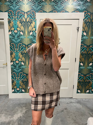 Le Lis | Dori Slouchy Oversize Sweater Mocha