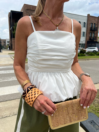 Keller Bubble Tank Off White