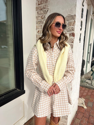 OLIVACEOUS | Gretta Gingham Dress