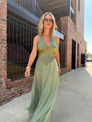 Calla Halter Maxi Dress