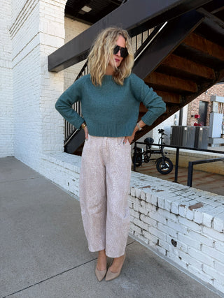 Z Supply Stand In Sweater Emerald Cove