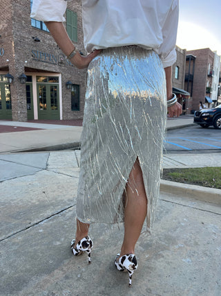 THML | Shimmy My Mood Skirt