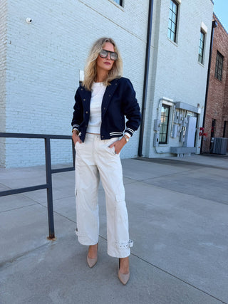 Arden Cargo Pants Cream