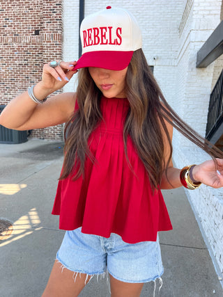 TCEC | The Clarissa Top Red