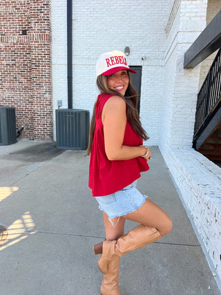 TCEC | The Clarissa Top Red