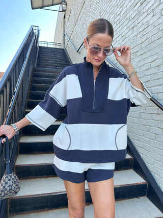 Pre-Order | Labiz | Piper Set Navy/off white