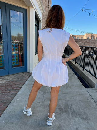 Steve Madden | Gale Bubble Dress White