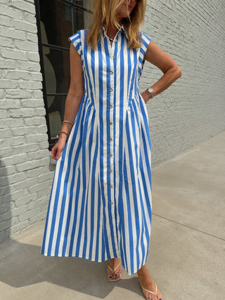 Blue Lagoon Maxi Dress Blue