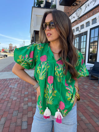 The Cook Blouse Green