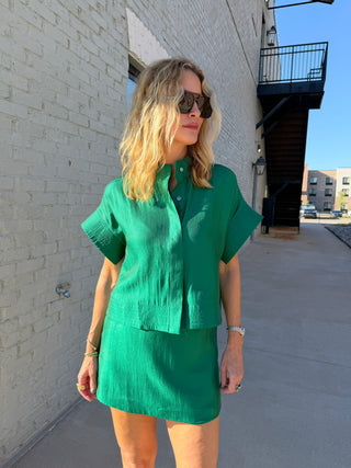 ENTRO Chic Girl Set Green