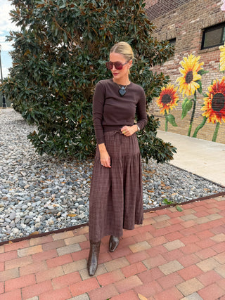 Olivaceous | Georgia Sweater Brown