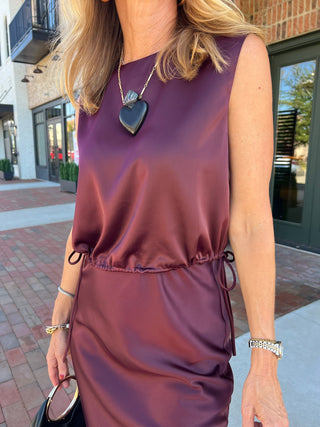 Sage The Label | Deep Trance Tank Crop Wine
