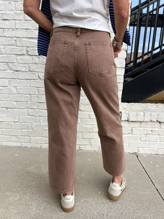 The Tones Barrel Jeans Mocha