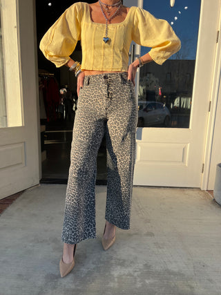 Miou Muse | Wildside Leopard Jeans