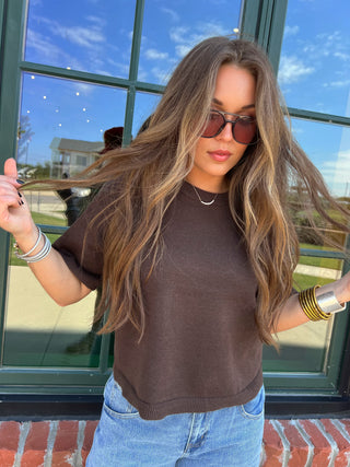 Steve Madden | Kori Sweater Dark Espresso