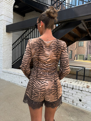 Faye Tiger Lace Set