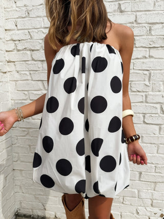 HEYSON | Bettie Boop Strapless Polka Dot Dress