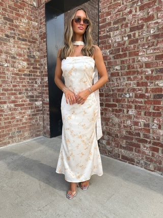 LENA | Meadow Floral Midi Dress
