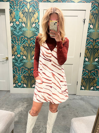 Fearless Zebra Dress