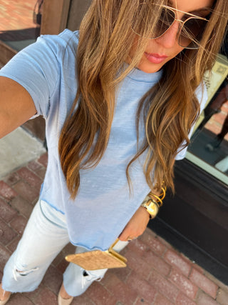 LaBiz | Penny Slub Tee Blue