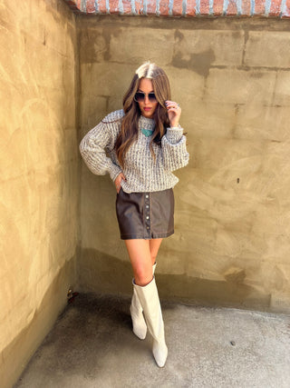 Deluc | Thomas Skirt Chocolate