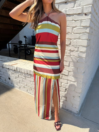 Sunset Soirée Maxi Dress Multi