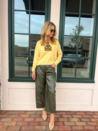 The Bart Polo Sweater Butter Yellow