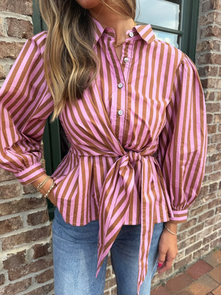 Sammie Jo Tie Blouse