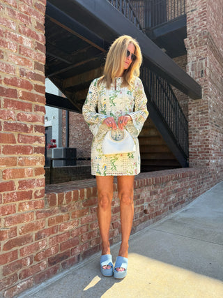 ADELYN RAE | Marshal Embroidery Eyelet Dress